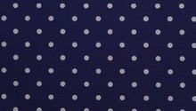  Navy Polka dot printed cotton