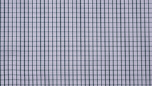  Green windowpane check cotton shirting fabric.