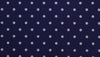 Navy Polka dot printed cotton