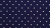 Navy Polka dot printed cotton