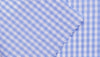 Blue Gingham cotton poplin