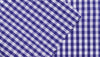 Navy Gingham cotton poplin