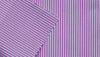 Lilac pencil stripe cotton shirting fabric