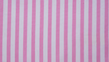  Pink butcher stripe 100% cotton shirting fabric