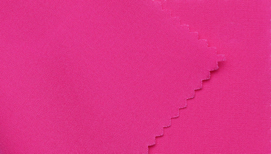 Plain cerise cotton shirting fabric