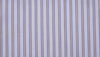Blue and gold stripe cotton shirting fabric