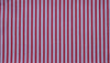 Red and Navy stripe cotton shirting fabric