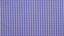  Blue Gingham cotton shirting fabric.