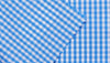 Turquoise Gingham Check shirting fabric