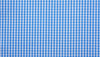 Turquoise Gingham check cotton shirting fabric.