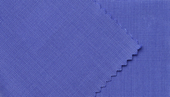 Indigo Blue end on end cotton shirting fabric