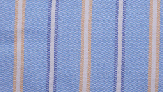 Blue Yellow 100% cotton pyjama stripe
