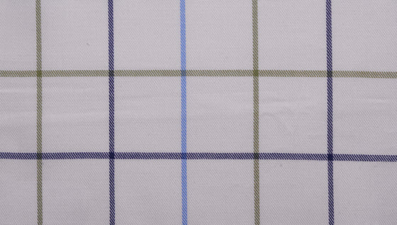 Blue Olive tattersall brushed cotton shirting fabric