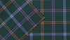 Green and blue tattersall cotton shirting fabric