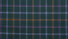 Green and blue tattersall cotton shirting fabric