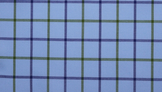 Navy and Olive Brushed Cotton country check tattersall fabric