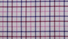 Navy and Wine Brushed Cotton country check tattersall fabric