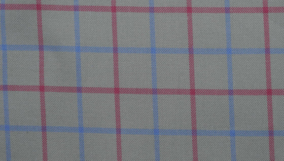 Olive and Red Brushed Cotton country check tattersall fabric