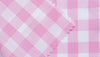 Pink Gingham Check shirting fabric