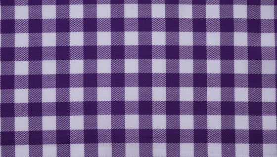 Purple gingham cotton shirting fabric