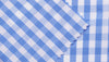 Blue Gingham Check shirting fabric