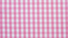  Pink Gingham Check shirting fabric