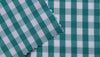 Green Gingham Check shirting fabric