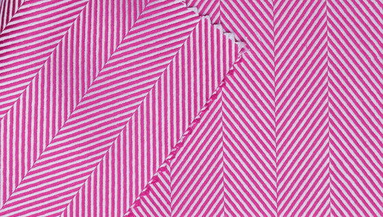 Cerise herringbone cotton Shirting fabric