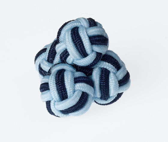K38 - Sky / Navy Knots